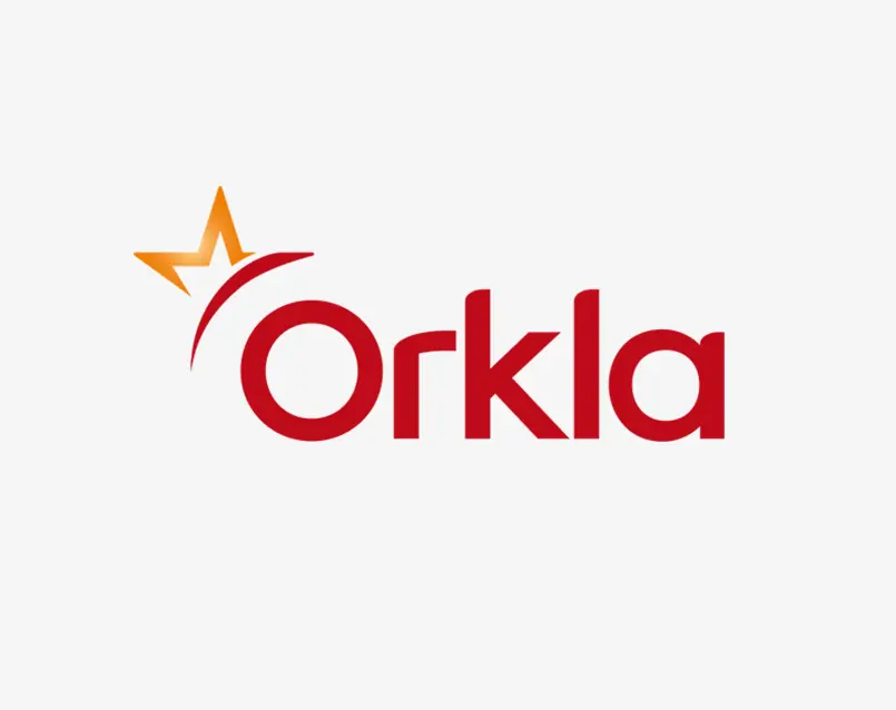 Logo Orkla Kims TAGARNO using a digital microscope