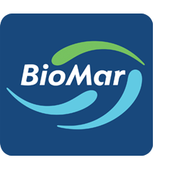 Tagarno user Fish feed manufacturer Biomar blue logo software app digital microscope